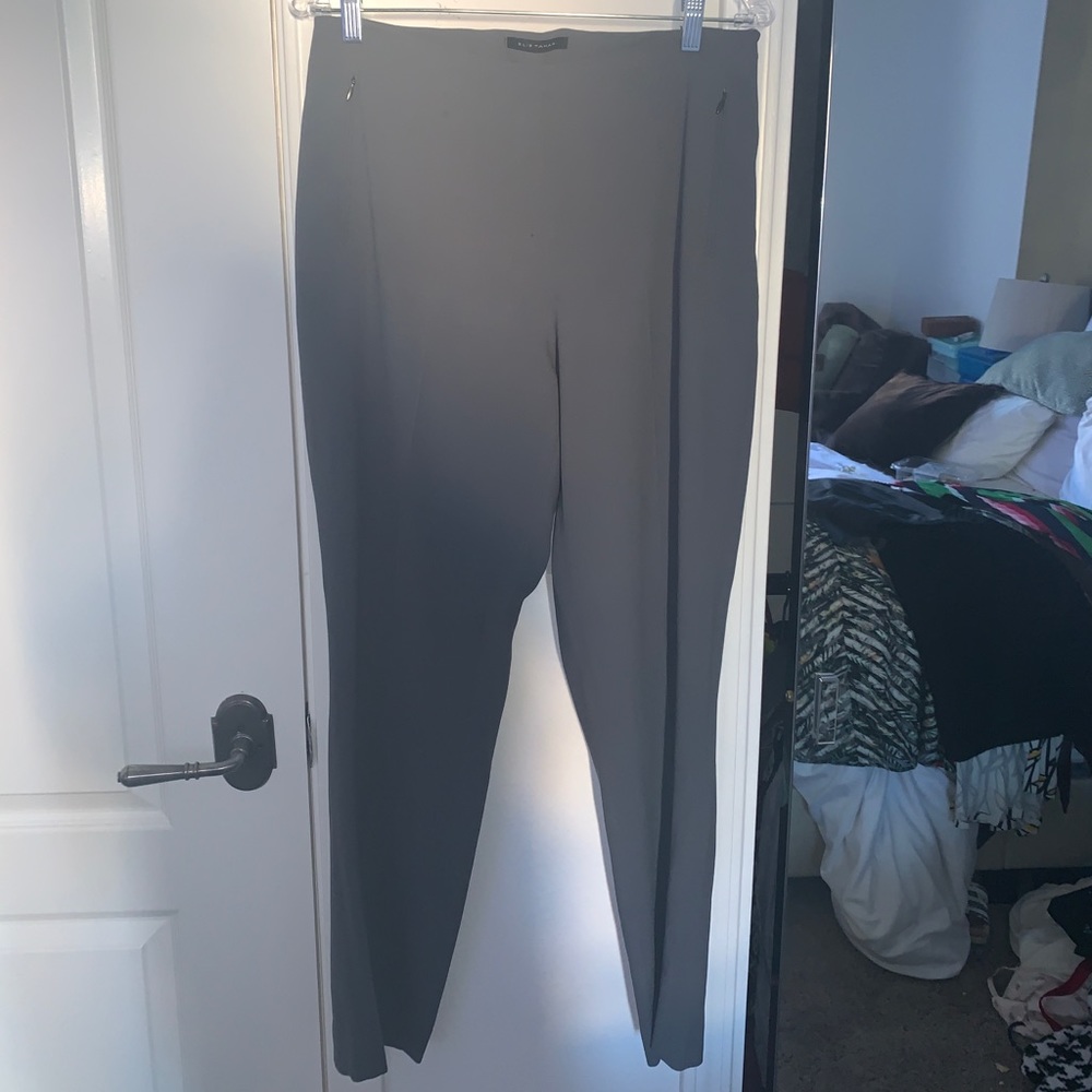 Elie Tahari Olive-Gray Suit Pants